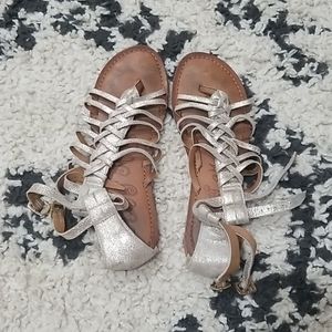 Naughty Monkey Gold Sandals